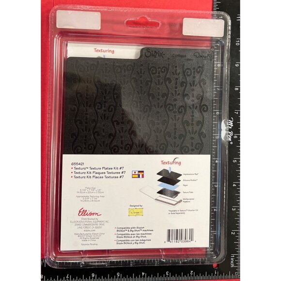 Sizzix Texturz Texture Plates Kit #7 for Embossing & Texturing 655421 - Picture 2 of 2